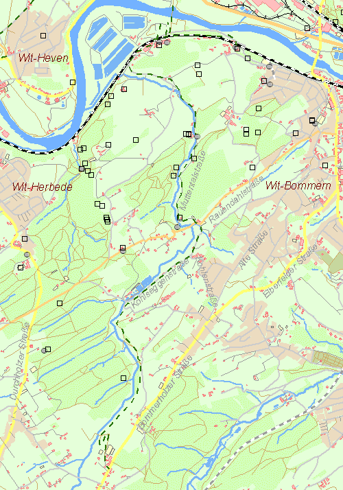 Aktuelle Karte Muttentalbahn