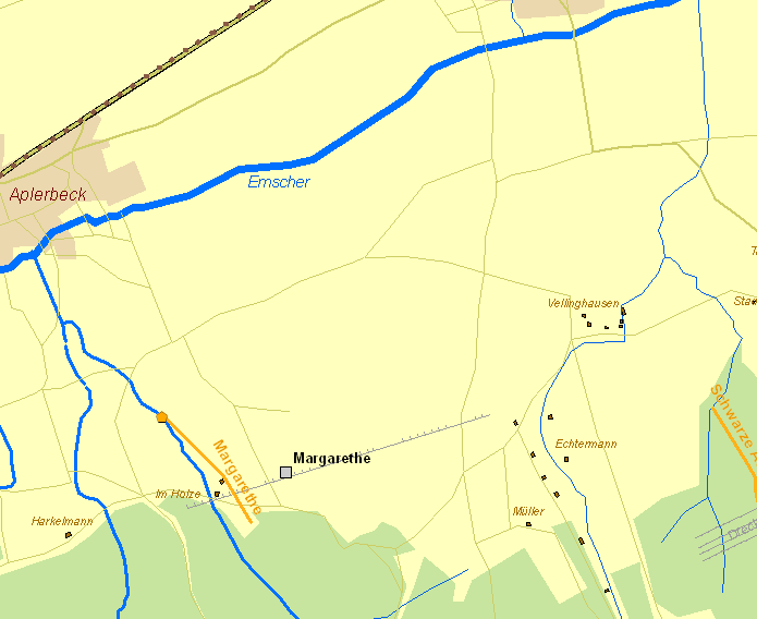 Historische Karte Margarethe