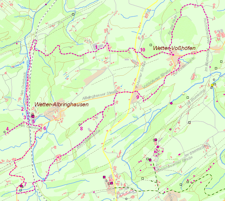 Karte Neuwlfingsburgweg